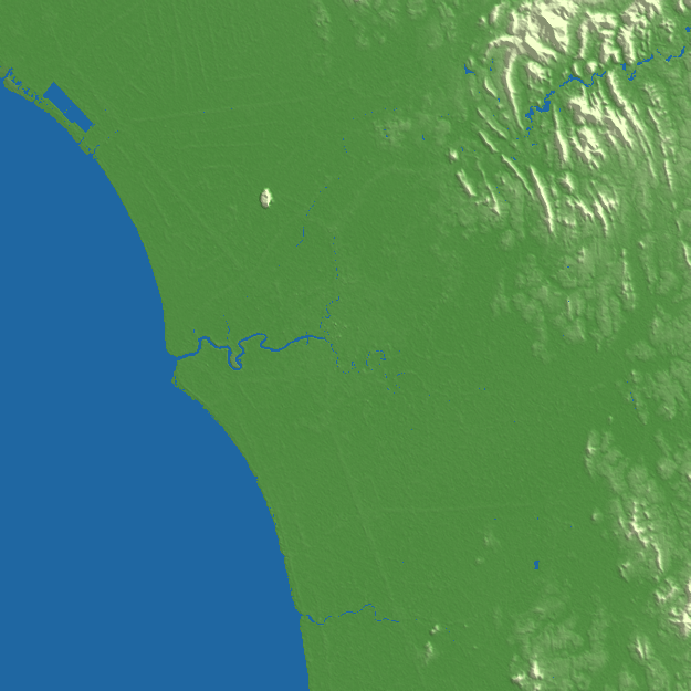 Alor Setar terrain preview