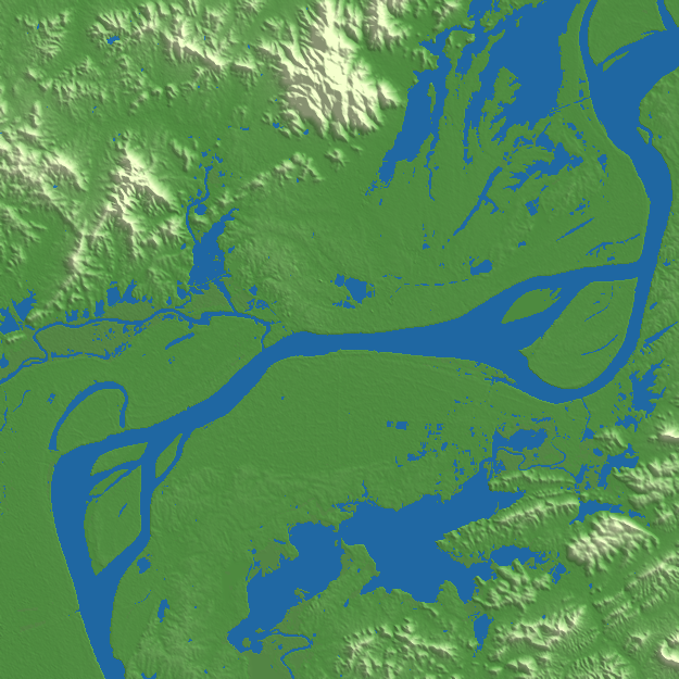 Anqing terrain preview