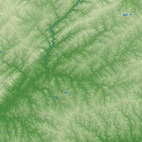 Atlanta terrain preview