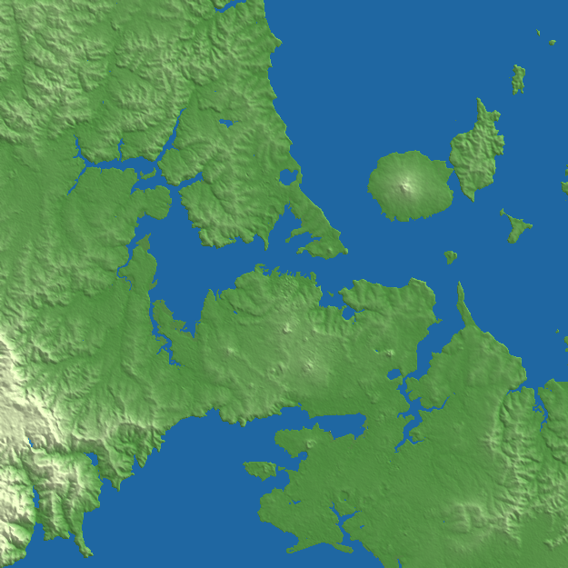 Auckland terrain preview