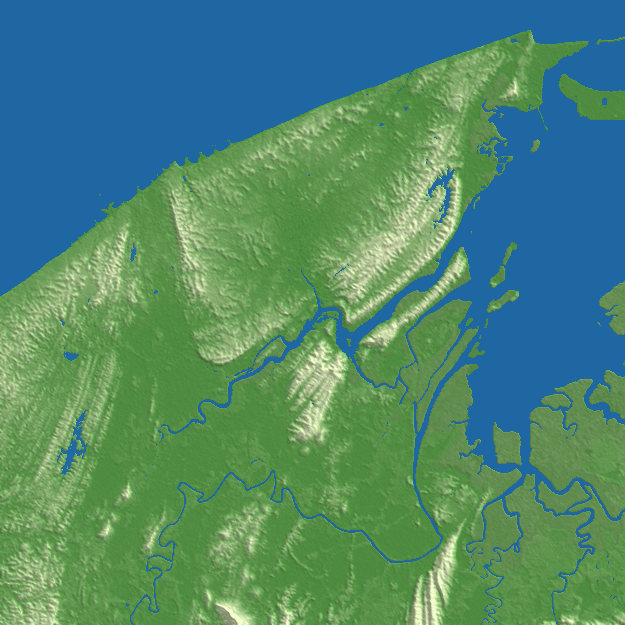 Bandar Seri Begawan terrain preview
