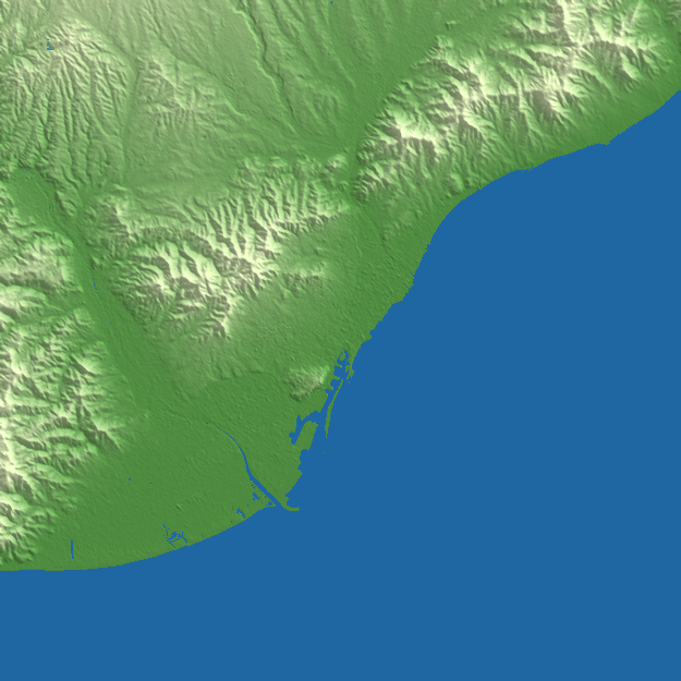 Barcelona terrain preview