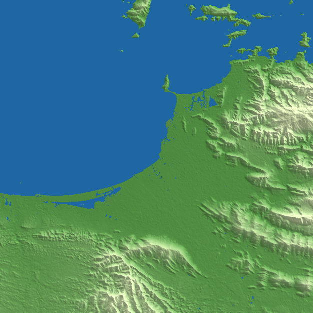 Barcelona terrain preview