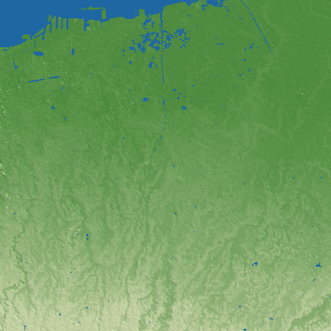 Bekasi terrain preview