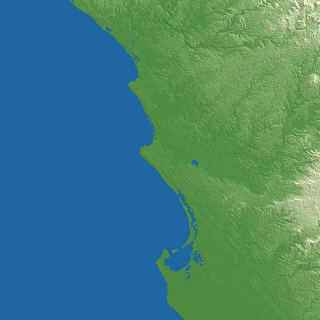 Bengkulu terrain preview