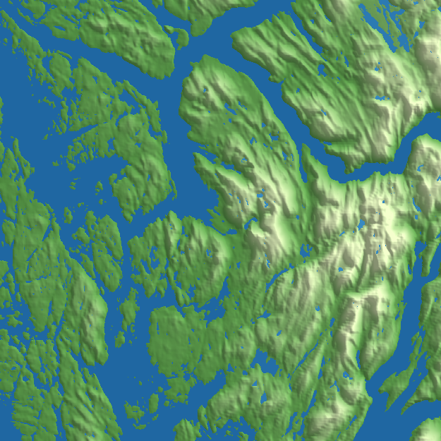 Bergen terrain preview