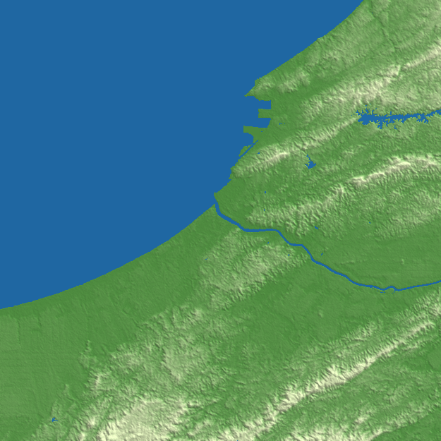 Bintulu terrain preview