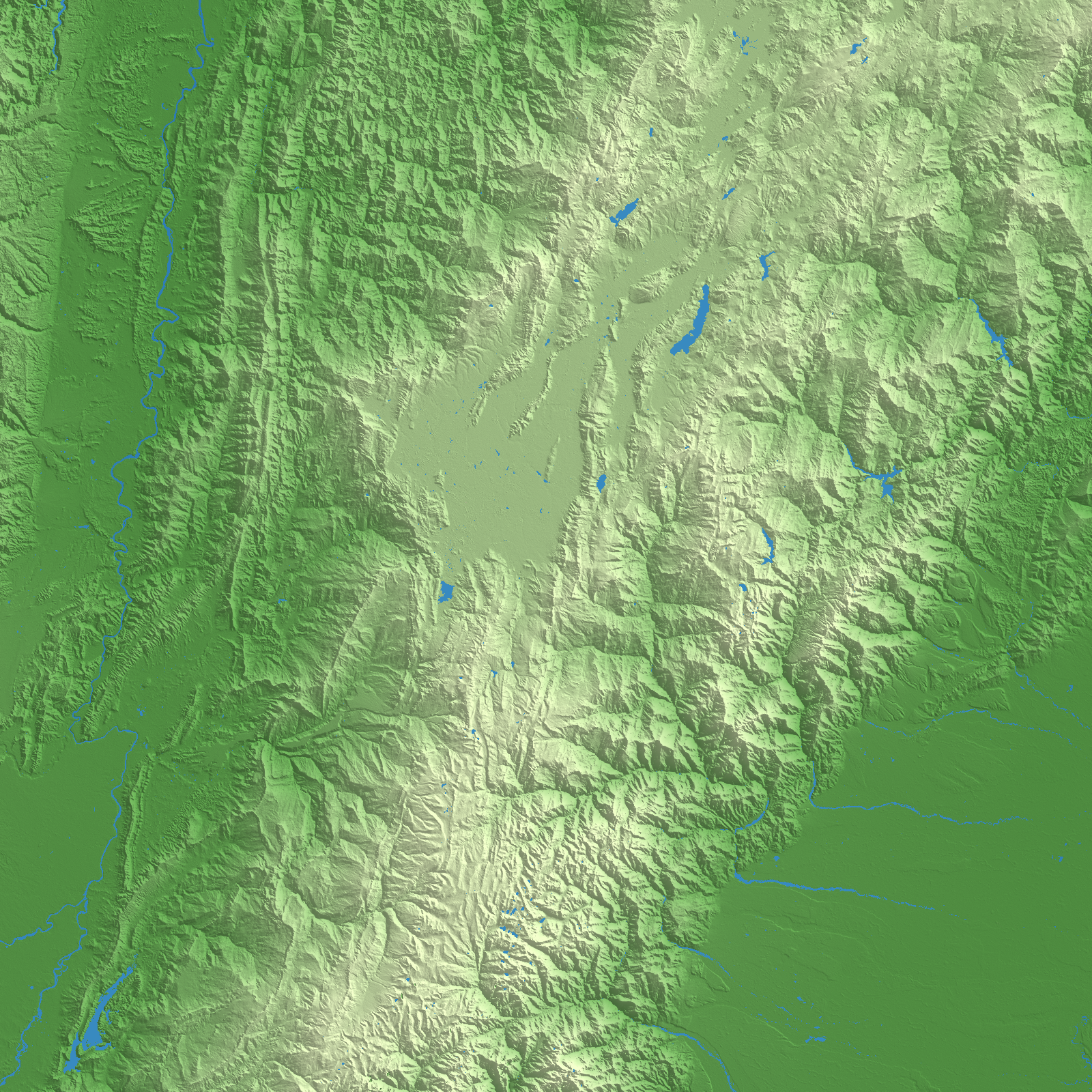 Bogotá terrain preview