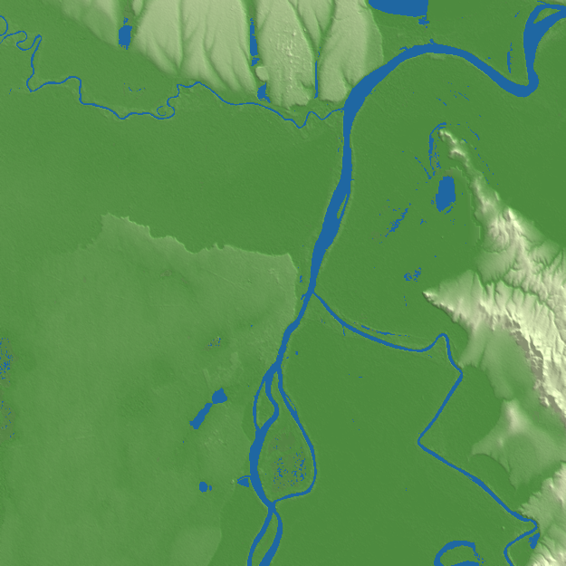 Brăila terrain preview