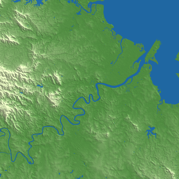 Brisbane terrain preview