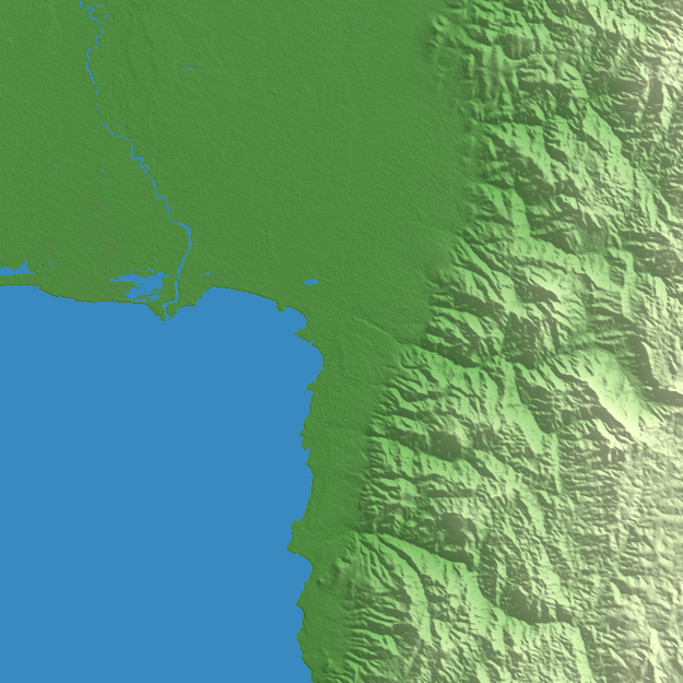 Bujumbura terrain preview