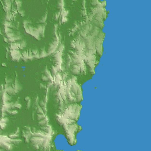 Bukoba terrain preview