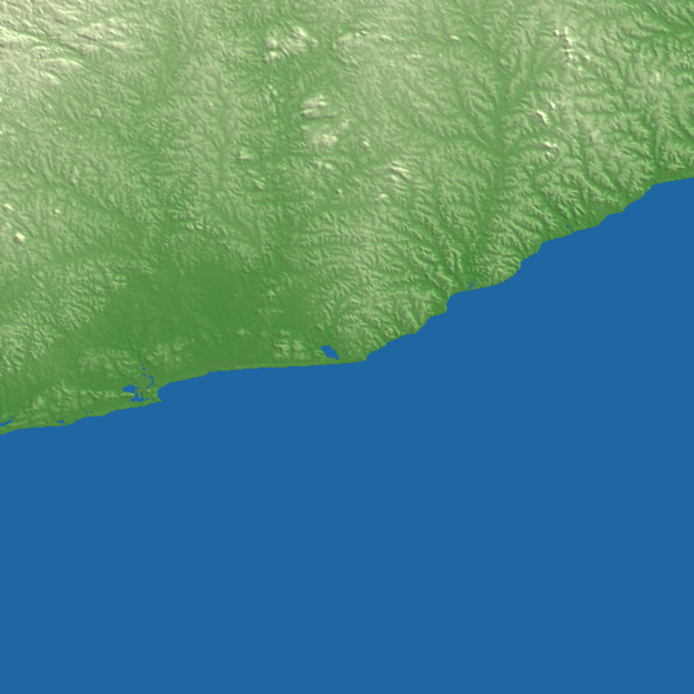 Cape Coast terrain preview