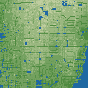 Cape Coral terrain preview