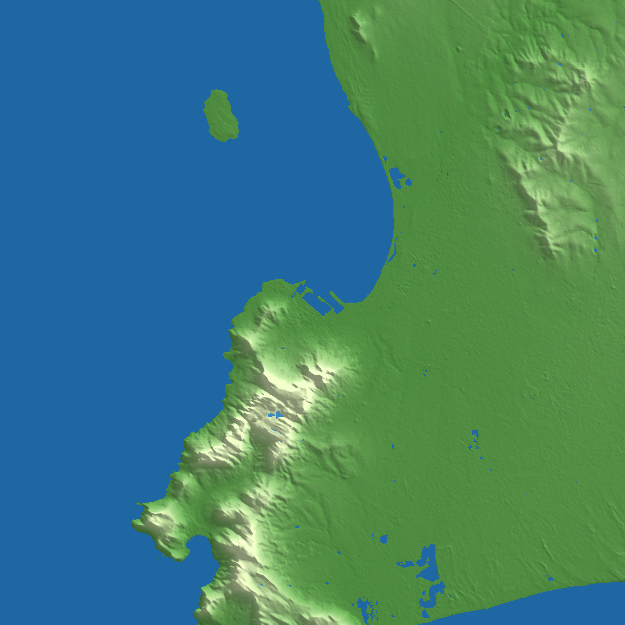 Cape Town terrain preview