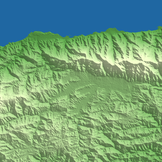 Caracas terrain preview