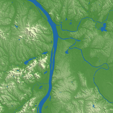 Changsha terrain preview
