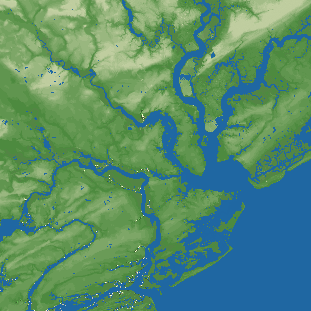 Charleston terrain preview