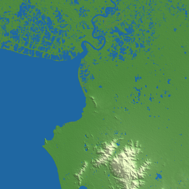 Chon Buri terrain preview