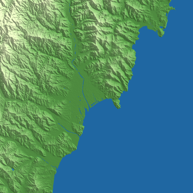 Chongjin terrain preview