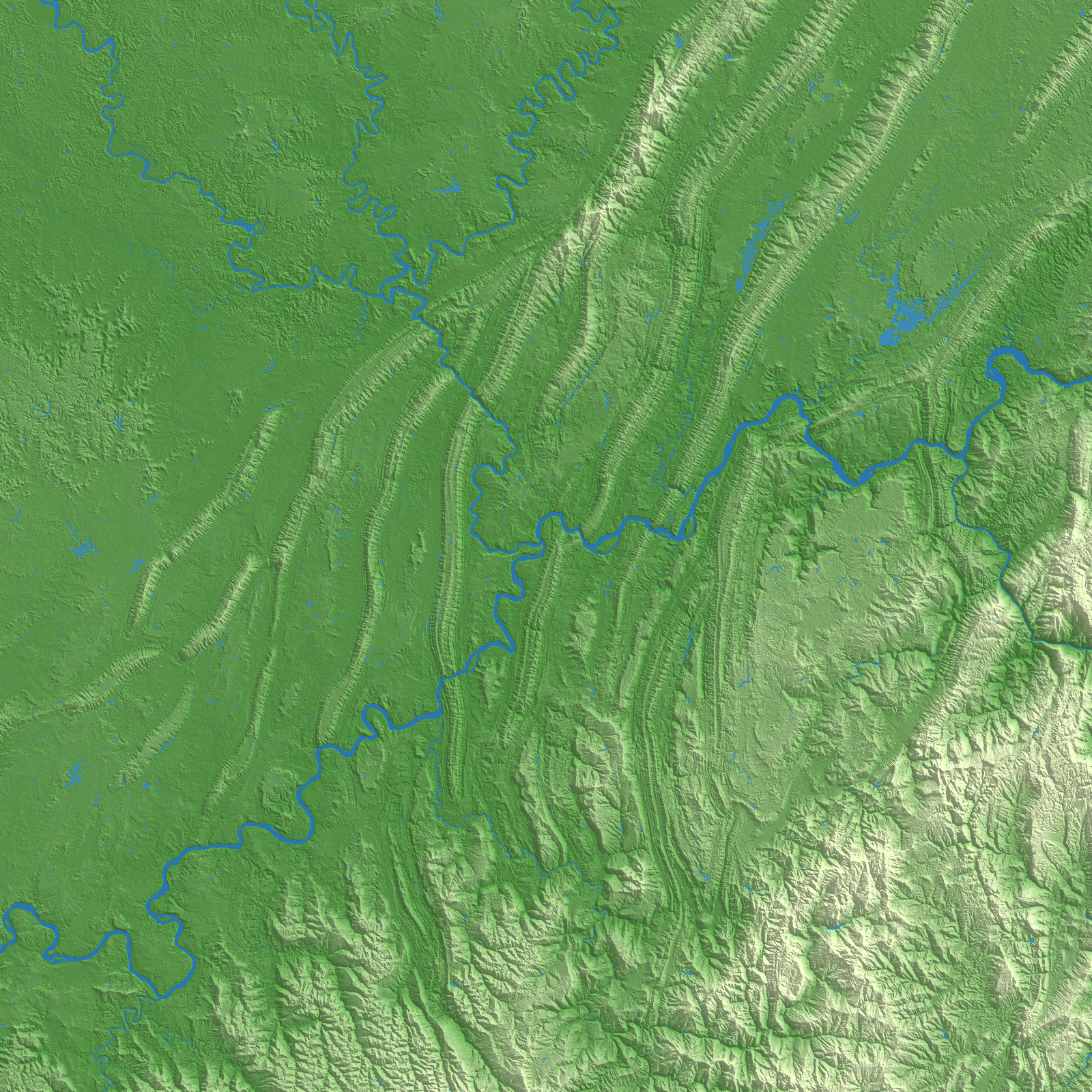 Chongqing terrain preview