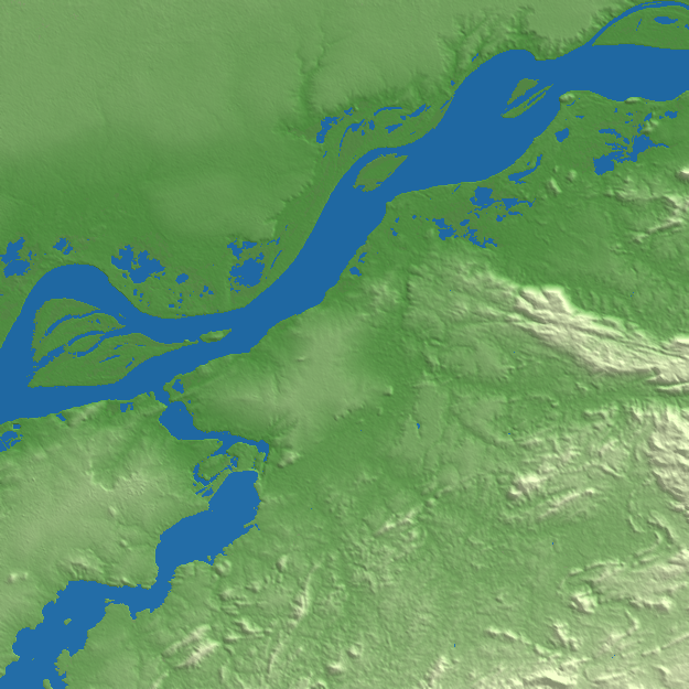 Ciudad Guayana terrain preview