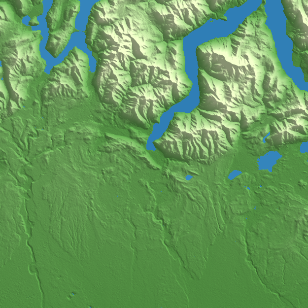 Como terrain preview
