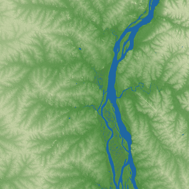 Concepción del Uruguay terrain preview