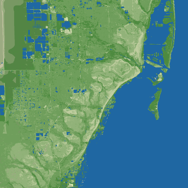 Coral Gables terrain preview