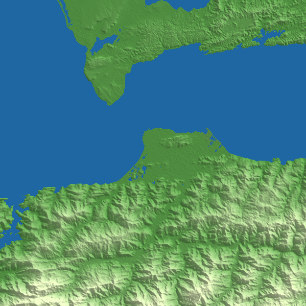 Cumaná terrain preview