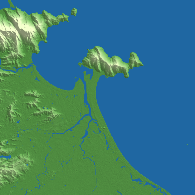 Da Nang terrain preview