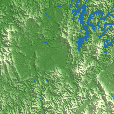 Daejeon terrain preview