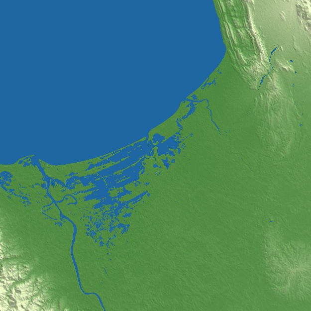 Dagupan terrain preview