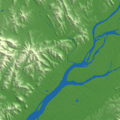 Dandong terrain preview