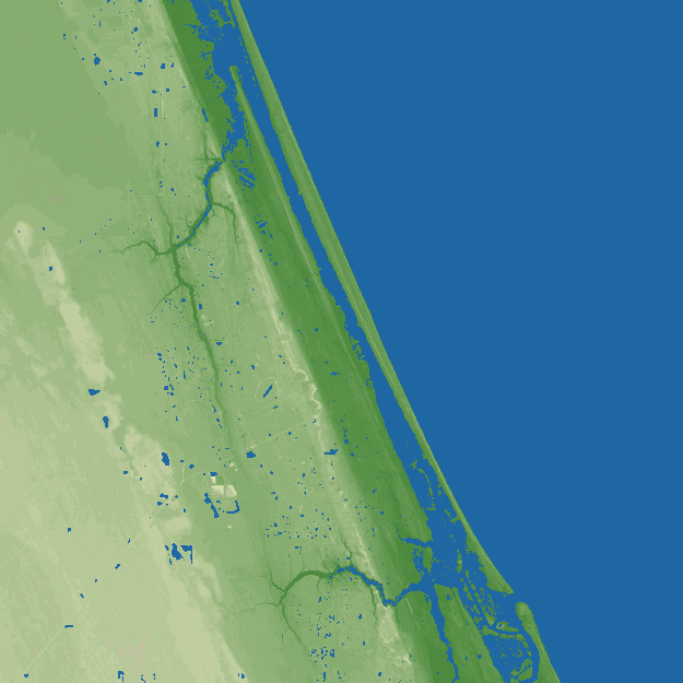 Daytona Beach terrain preview