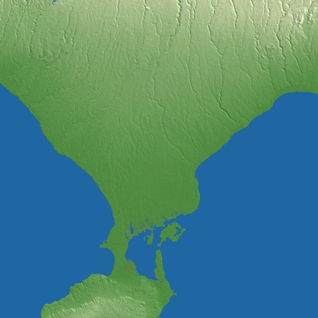 Denpasar terrain preview