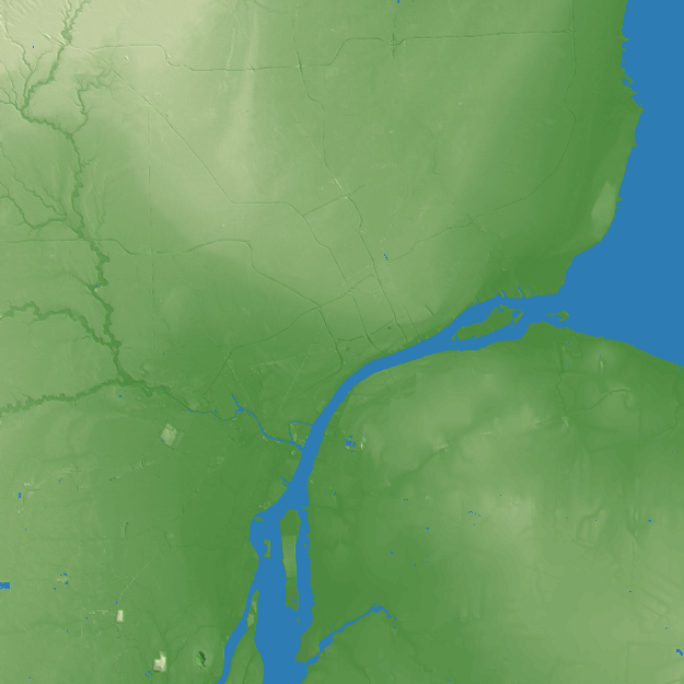 Detroit terrain preview