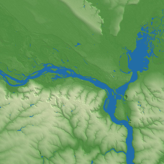 Dnipro terrain preview