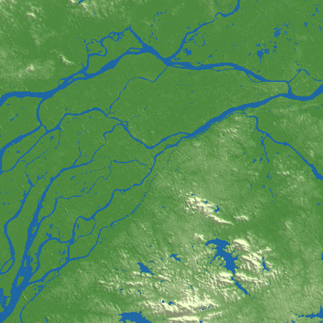 Dongguan terrain preview