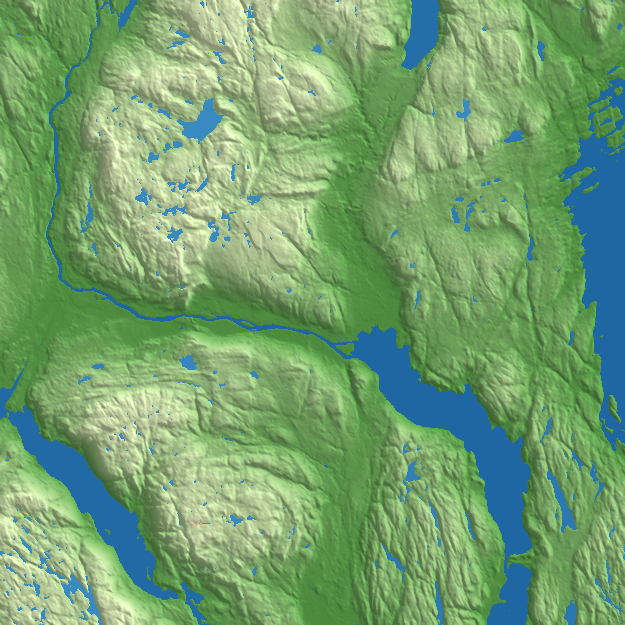 Drammen terrain preview