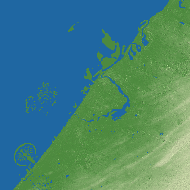 Dubai terrain preview