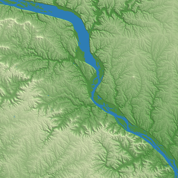 Dubuque terrain preview