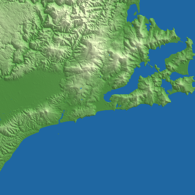Dunedin terrain preview