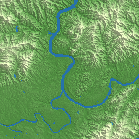 Ganzhou terrain preview