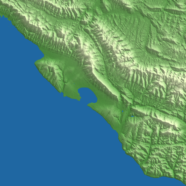 Gelendzhik terrain preview