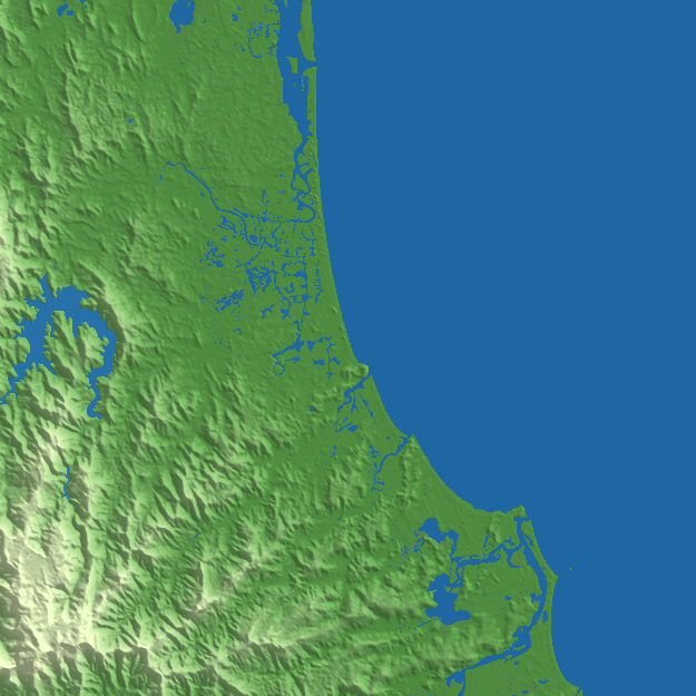 Gold Coast terrain preview