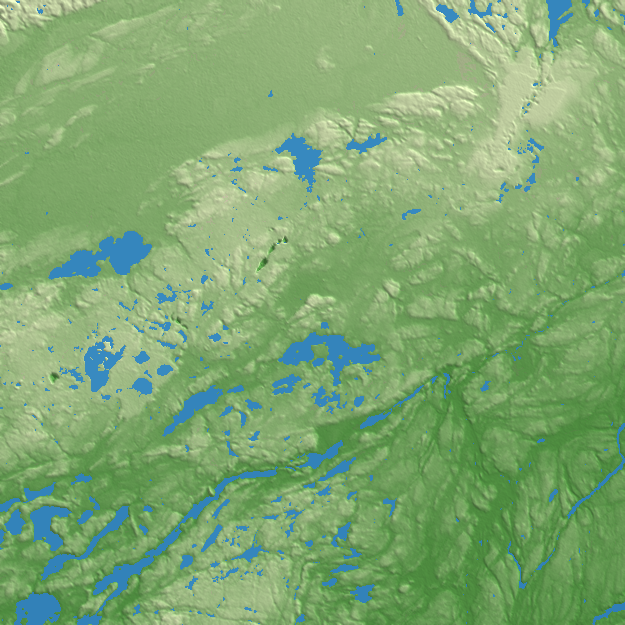 Greater Sudbury terrain preview