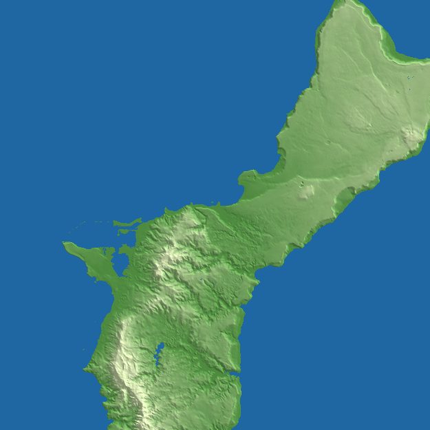 Hagåtña terrain preview