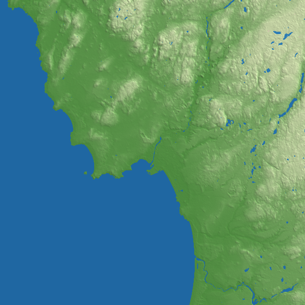 Halmstad terrain preview