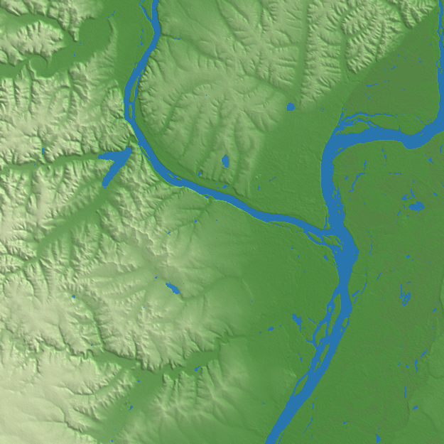 Heihe terrain preview
